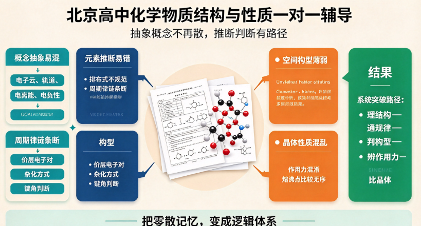 北京高中化学物质结构与性质一对一辅导:原子分子结构、化学键与晶体系统通关